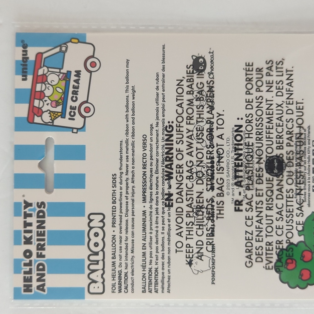 NWT Hello Kitty & Friends Foil Helium Balloon - Picture 2 of 2